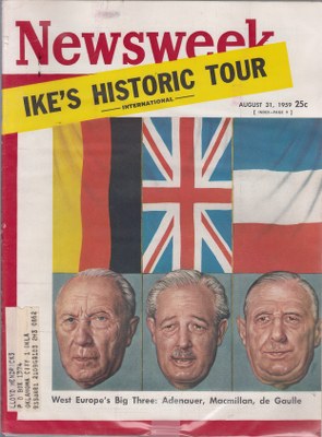 08/31/1959 West Europes Big Three: Adenauer, Macmillan, de Gaulle
