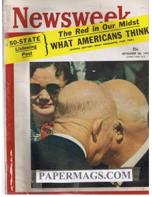 NW590928.jpg 09/28/1959 Eisenhower & Khrushchev - Image 1