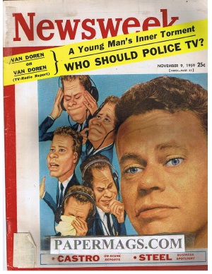 NW591109.jpg 11/09/1959 Charles Van Doren Quiz Shows - Image 1