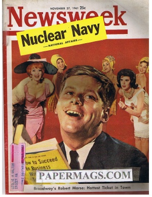 11/27/1961 Broadways Robert Morse: Hottest Ticket In Town