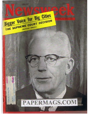 NW620409.jpg 04/09/1962 The Supreme Court Decision Chief Justice Earl Warren - Image 1
