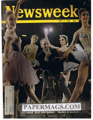 NW640504.jpg 05/04/1964 George Balanchine: Ballet is Woman - Image 1
