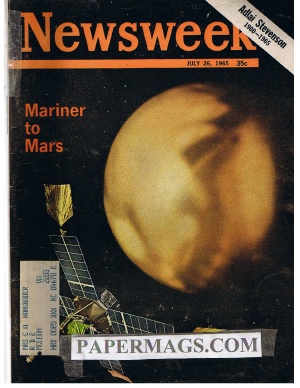 07/26/1965 Mariner to Mars. Adlai Stevenson obit