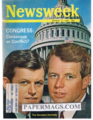 01/17/1966 The Senators (Teddy & Robert F.) Kennedy