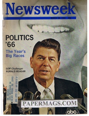 03/28/1966 Politics 66 GOP Challenger Ronald Reagan