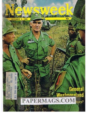 12/05/1966 General Westmoreland A Recipe for Victory?