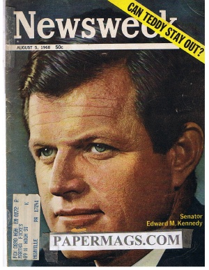 08/05/1968 Senator Edward M Kennedy: Can Teddy Stay Out?