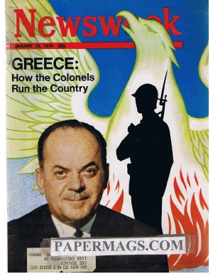 01/19/1970 Greece: Premier George Papadoupulos
