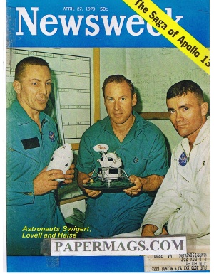 NW700427.jpg 04/27/1970 Astronauts Swigert, Lovell and Haise - Image 1