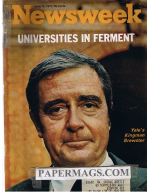 NW700615.jpg 06/15/1970 Universities in Ferment: Yales Kingman Brewster - Image 1