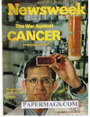 02/22/1971 The War Against Cancer: Researcher Howard M Temin