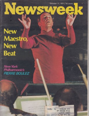 10/11/1971 New York Philharmonic’s Pierre Boulez