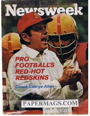 11/01/1971 Pro Footballs Red-Hot Redskins Coach George Allen