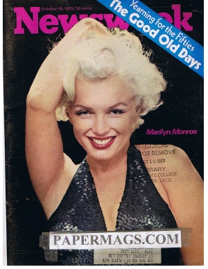 10/16/1972 Yearning for the Fifties: Marilyn Monroe