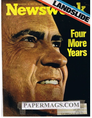 11/13/1972 Nixon: Four More Years Landslide