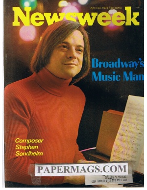 04/23/1973 Broadways Music Man: Composer Stephen Sondheim