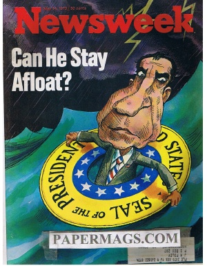 NW730514.jpg 05/14/1973 Nixon: Can He Stay Afloat? - Image 1