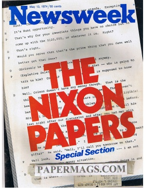 05/13/1974 The Nixon Papers Special Section