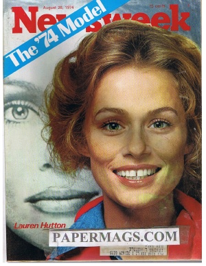 08/26/1974 The 74 Model: Lauren Hutton