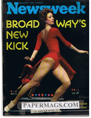 12/01/1975 Broadways New Kick: Donna McKechnie in A Chorus Line