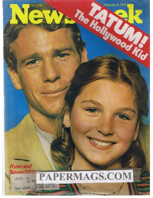 02/09/1976 Tatum ONeal The Hollywood Kid (with father Ryan)