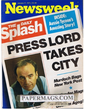 01/17/1977 Rupert Murdoch Press Lord Takes City!