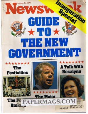 01/24/1977 Guide to the New Government: Inauguration