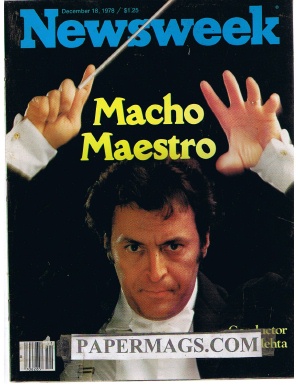 NW781218.jpg 12/18/1978 Macho Maestro Conductor Zubin Mehta - Image 1