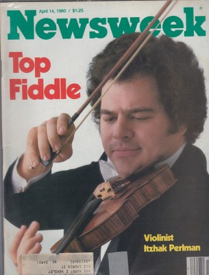 04/14/1980 Top Fiddle Violinist Itzhak Perlman