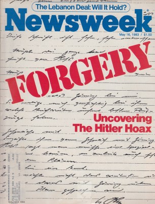 NW830516.jpg 05/16/1983 Forgery Uncovering the Hitler Hoax - Image 1