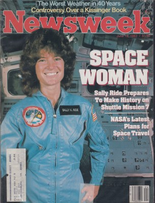 06/13/1983 Space Woman Sally Ride Prepares