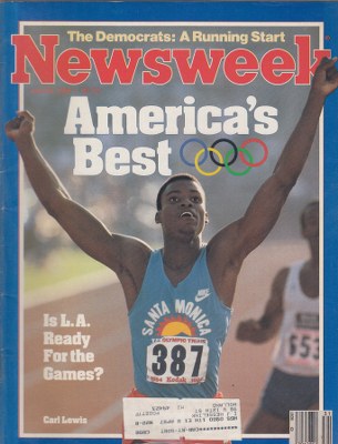 07/30/1984 Olympics: Americas Best Is LA Ready For the Games? Carl Lewis