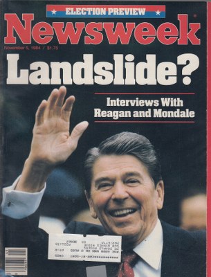 11/05/1984 Ronald Reagan Landslide?