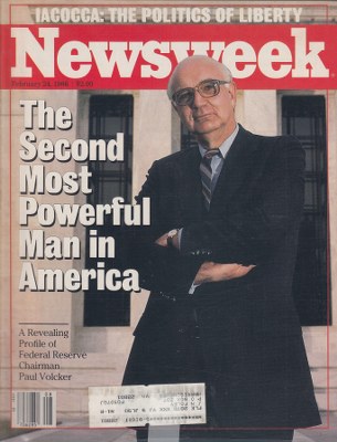 02/24/1986 The Second Most Powerful Man in America Federal Reserve Chairman Volcker