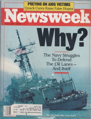 NW870601.jpg 06/01/1987 Why? The USS Stark After Iraqi Attack - Image 1