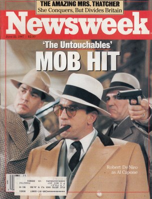 06/22/1987 The Untouchables Mob Hit Robert De Niro as Al Capone