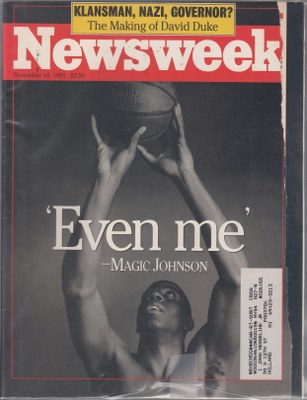 11/18/1991 Even Me Magic Johnson & Aids