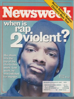 11/29/1993 When Is Rap 2 Violent? Snoop Doggy Dogg