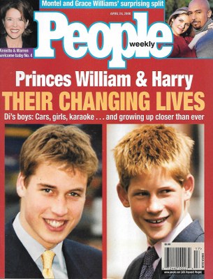 04/24/2000 04/24/200 0 Cover– Prince William & harry