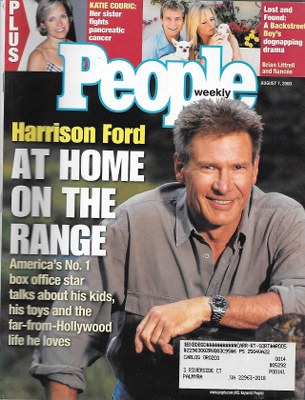 08/07/2000 08/07/200 0 Cover– Harrison Ford