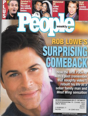 09/11/2000 09/11/200 0 Cover– Rob Lowe
