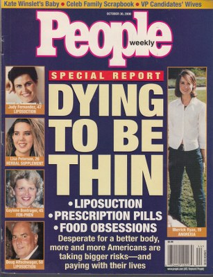 10/30/2000 10/30/200 0 Cover– Dying to be thin