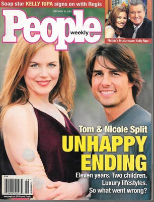 02/19/2001 02/19/200 1 Cover– Tom and Nicole split