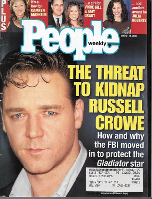 03/26/2001 03/26/200 1 Cover– Russell Crowe