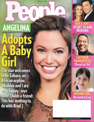 PP050718.jpg 07/18/2005 07/18/200 5 Cover– Angelina Jolie - Image 1