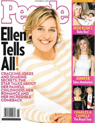 11/14/2005 11/14/200 5 Cover– Ellen Tells All