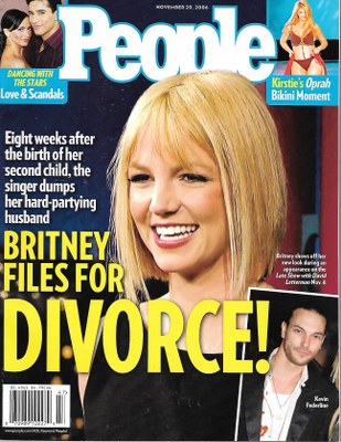 11/20/2006 11/20/200 6 Cover– Britney Divorce