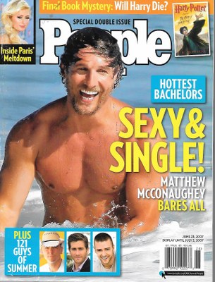 06/25/2007 06/25/200 7 Cover– Matthew McConaughey