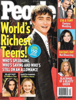 07/23/2007 07/23/200 7 Cover– Worlds richest teens