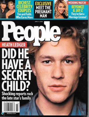 04/14/2008 04/14/200 8 Cover– Heath Ledger
